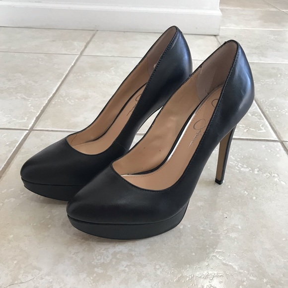 Shoes - Jessica Simpson Black Platform Pumps